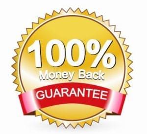 100% Money Back Guarantee seal
